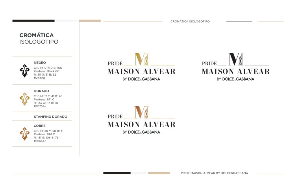 PRIDE MAISON ALVEAR diseño de identidad 3 Pride Maison Alvear BY DG Manual Identidad page 0005