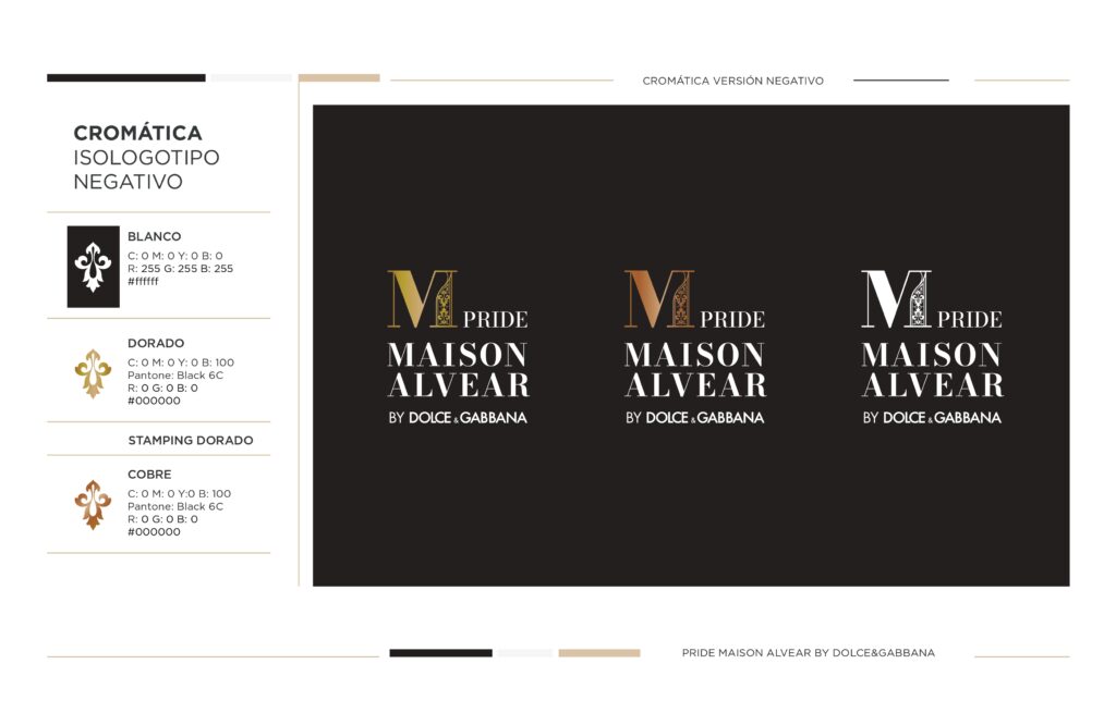 PRIDE MAISON ALVEAR diseño de identidad 6 Pride Maison Alvear BY DG Manual Identidad page 0018